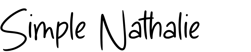 Simple-Nathalie font family download free