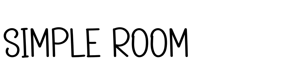 Simple Room font family download free