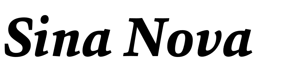 Sina Nova font family download free