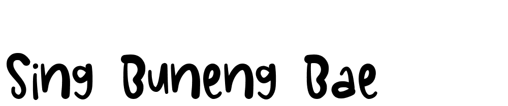 sing_buneng_bae font family download free