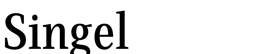 Singel font family download free