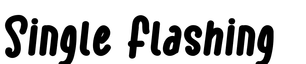 Single-Flashing font family download free