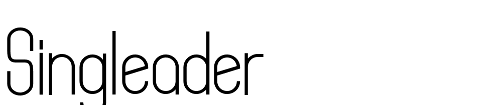 singleader font family download free