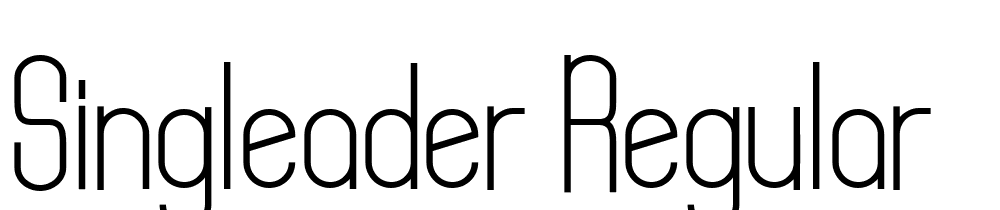 singleader-Regular font family download free