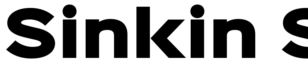 Sinkin-Sans-900-X-Black font family download free