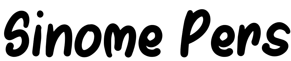 Sinome Personal Use Regular font family download free