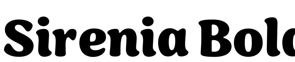 Sirenia-Bold font family download free