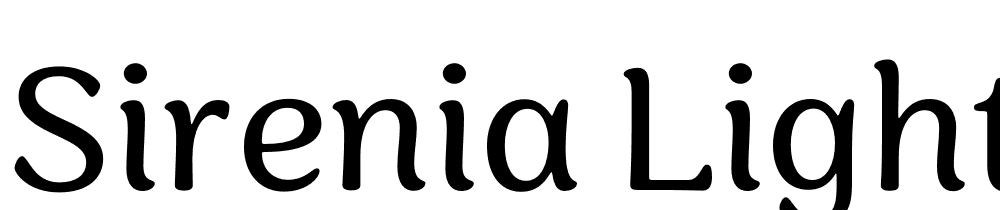 Sirenia-Light font family download free