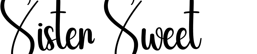 Sister-Sweet font family download free