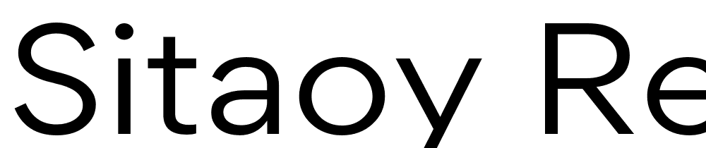 Sitaoy-Regular font family download free