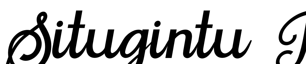 Situgintu Personal Use font family download free