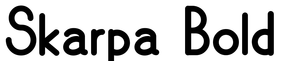 Skarpa-Bold font family download free