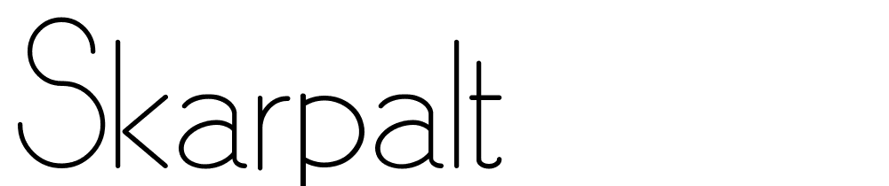 SkarpaLT font family download free