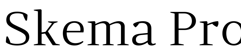 Skema Pro Title font family download free