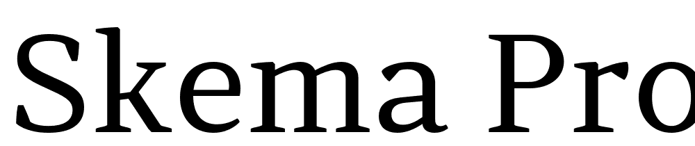 Skema Pro Title font family download free