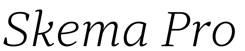 Skema Pro Title font family download free