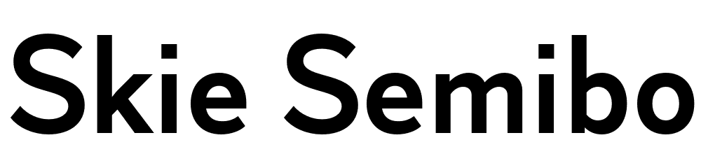 Skie-SemiBold font family download free