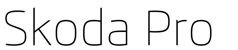 skoda-pro font family download free