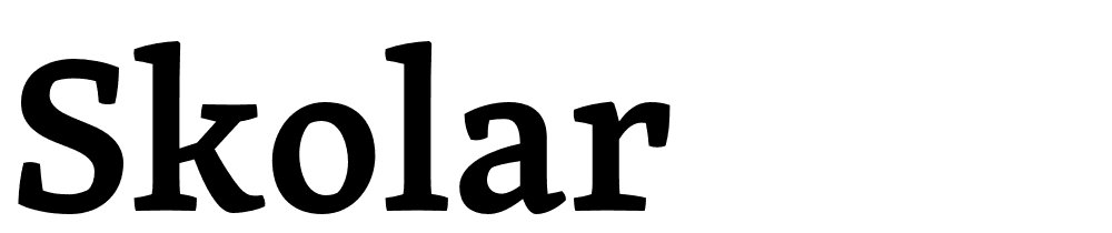 Skolar font family download free