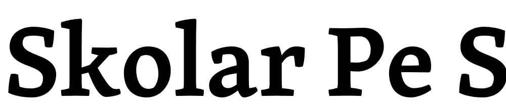 Skolar-PE-Sb font family download free