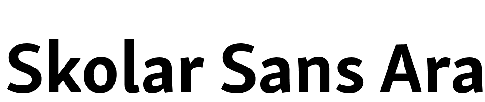 Skolar-Sans-Arabic-Bd font family download free