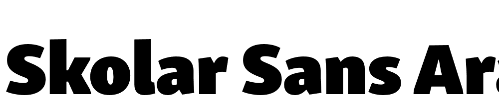 Skolar-Sans-Arabic-Bl font family download free