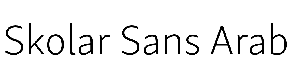 Skolar-Sans-Arabic-El font family download free