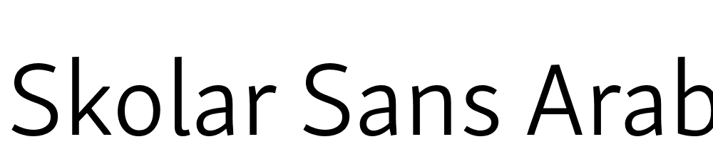 Skolar-Sans-Arabic-Lt font family download free