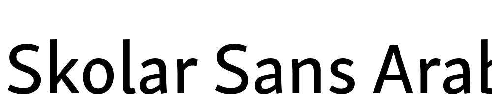 Skolar-Sans-Arabic-Me font family download free