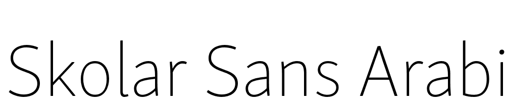 Skolar-Sans-Arabic-Th font family download free