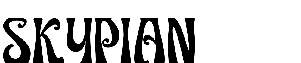 skypian font family download free