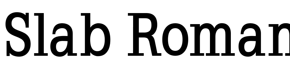 slab-romana font family download free