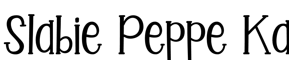 slabie_peppe_kaem font family download free