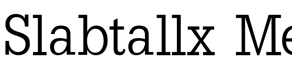 slabtallx-medium font family download free