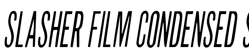 Slasher-Film-Condensed-Semi-It font family download free