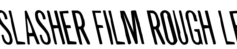 Slasher-Film-Rough-Leftalic font family download free