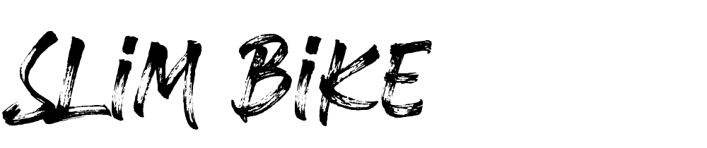 Slim Bike font family download free