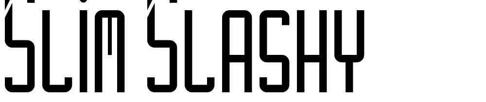 slim_slashy font family download free