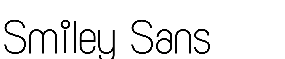 smiley-sans font family download free