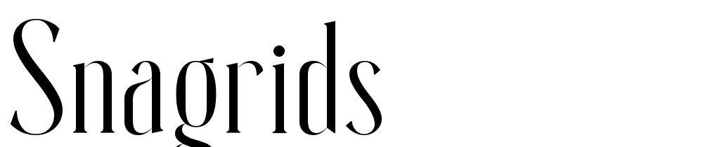 Snagrids font family download free