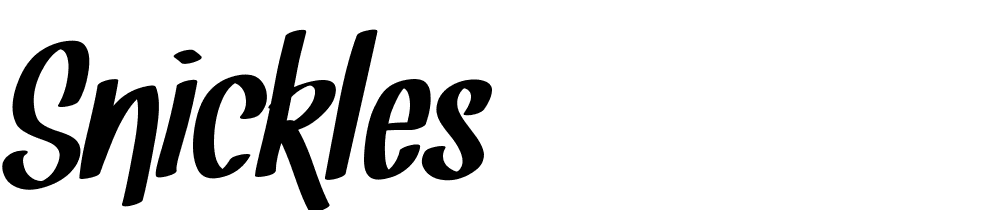 Snickles font family download free