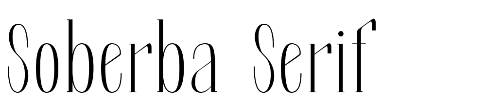 Soberba-Serif font family download free