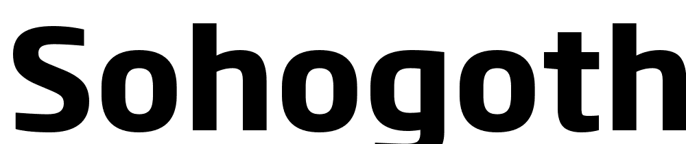 SohoGothicPro-Bold font family download free