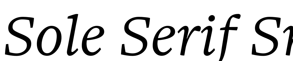 Sole-Serif-Small-Caption-Light-Italic font family download free