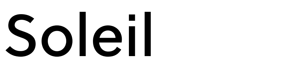 soleil font family download free