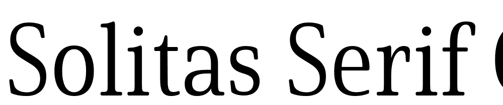 Solitas-Serif-Cond-Book font family download free