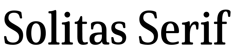 Solitas-Serif-Cond-Demi font family download free