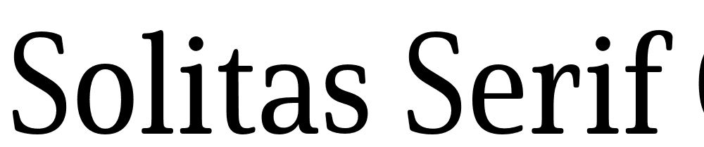 Solitas-Serif-Cond-Medium font family download free