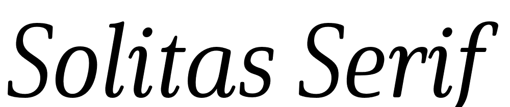 Solitas-Serif-Cond-Regular-It font family download free
