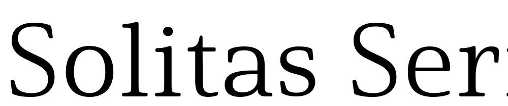 Solitas-Serif-Ext-Book font family download free